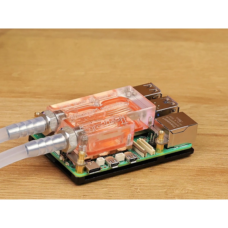 Raspberry Pi Water Cooling Kit - Ultracienki blok wodny do procesora Pi