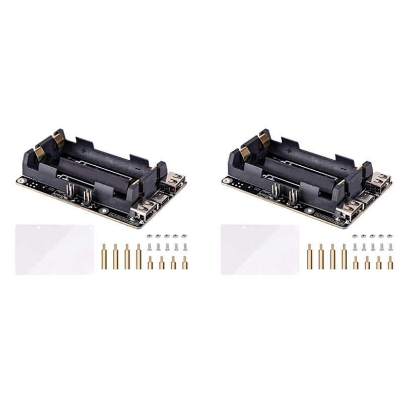 AA08-2X Zasilacz UPS do Raspbe – Raspberry Pi Uninterrupted Power Supply Ups 18650 recenzja i cena